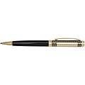 Legato ballpoint and rollerball pen set (blue ink), gold