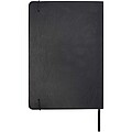 Legato Elegance A5 hard cover notebook and rollerball pen set, solid black