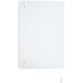 Legato Elegance A5 hard cover notebook and rollerball pen set, white primary
