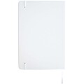 Legato Elegance A5 hard cover notebook and rollerball pen set, white