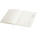 Legato Elegance A5 hard cover notebook and rollerball pen set, white