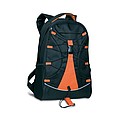 LEMA Adventure rucksack, black & orange