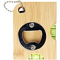 Levo bamboo bottle opener with level, natural