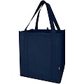 Liberty GRS recycled non-woven bottom board tote bag 29L, navy