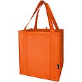 Liberty GRS recycled non-woven bottom board tote bag 29L, orange