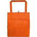 Liberty GRS recycled non-woven bottom board tote bag 29L, orange