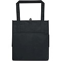 Liberty GRS recycled non-woven bottom board tote bag 29L, solid black