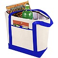 Lighthouse cooler tote, blue