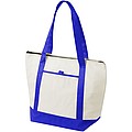 Lighthouse cooler tote, blue