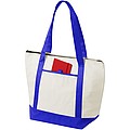 Lighthouse cooler tote, blue