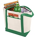 Lighthouse cooler tote, green