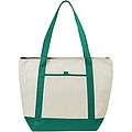 Lighthouse cooler tote, green