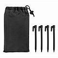 Lightweight large beach mat, black