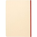 Liliana A5 sugarcane and RPET soft cover notebook, brick