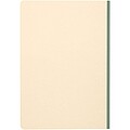 Liliana A5 sugarcane and RPET soft cover notebook, heather green