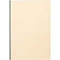 Liliana A5 sugarcane and RPET soft cover notebook, heather green