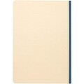 Liliana A5 sugarcane and RPET soft cover notebook, ocean blue