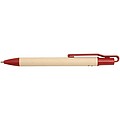 Liliana sugarcane paper ballpoint pen (blue ink), brick
