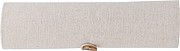 Linen and cotton sleeve with 6 coloured pencils, pencil sharpener, and eraser.