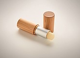 Lip balm in bamboo tube box
