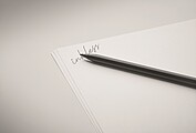 Long lasting recycled aluminium inkless pen