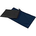 Lucas RPET sport towel 70x140 cm, navy