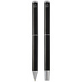 Lucetto recycled aluminium ballpoint and rollerball pen gift set