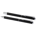 Lucetto recycled aluminium ballpoint and rollerball pen gift set