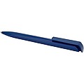 Lucia recycled plastic ballpoint pen (blue ink), blue