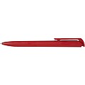 Lucia recycled plastic ballpoint pen (blue ink), red