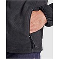 Luciane mens full zip fleece jacket, black