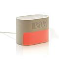 LumaRise RCS reycled plastic white noise alarm clock, beige