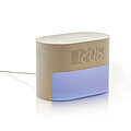 LumaRise RCS reycled plastic white noise alarm clock, beige