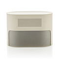LumaRise RCS reycled plastic white noise alarm clock, beige