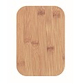 Lunch box with bamboo lid, petrol