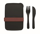 Lunch box with cutlery 700ml