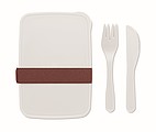 Lunch box with cutlery 700ml