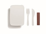 Lunch box with cutlery 700ml