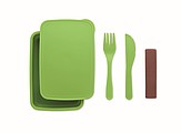 Lunch box with cutlery 700ml