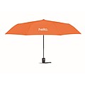 Luxe 21inch windproof umbrella, orange