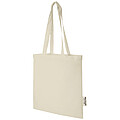 Madras 140 g/m2 GRS recycled cotton tote bag 7L