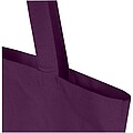 Madras Blend 140 g/m2 GRS recycled cotton tote bag 7L, purple