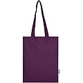 Madras Blend 140 g/m2 GRS recycled cotton tote bag 7L, purple