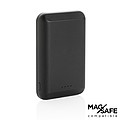 Magnetic 5.000 mAh 5W wireless powerbank, black