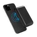 Magnetic 5.000 mAh 5W wireless powerbank, black