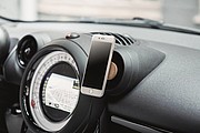 Magnetic air vent phone holder