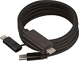 magnetic quick-charging cable, black