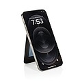 Magstand RCS recycled PU magnetic phone wallet with stand, black