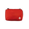 Mail size first aid kit, red