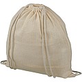 Maine mesh cotton drawstring backpack